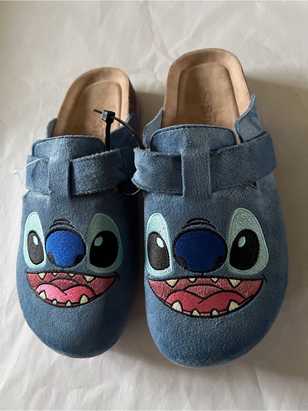 Disney Blue Stitch Slide on clogs- NEW no tags
